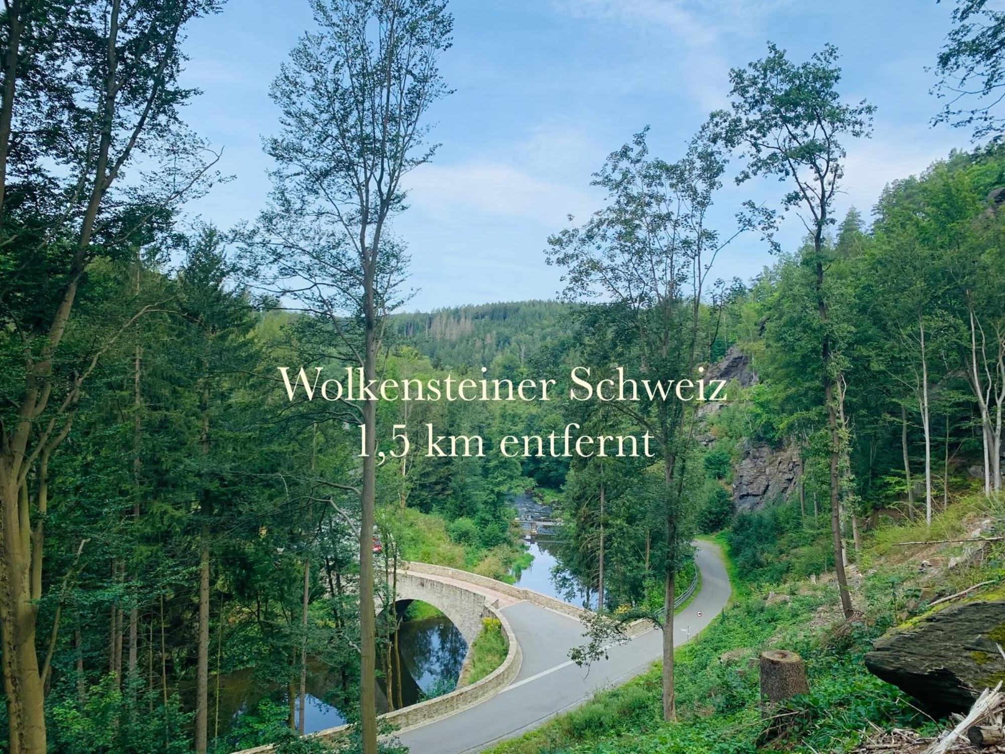 Am Schloss Wolkenstein, 75M2, 2Br, Babybett Exteriér fotografie